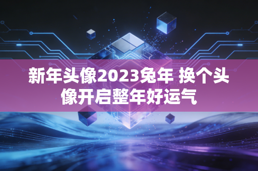 新年头像2023兔年 换个头像开启整年好运气