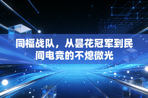 同福战队，从昙花冠军到民间电竞的不熄微光