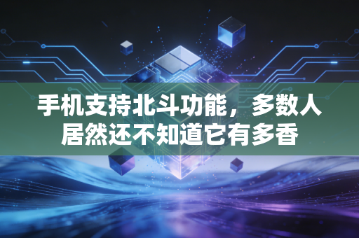 手机支持北斗功能，多数人居然还不知道它有多香