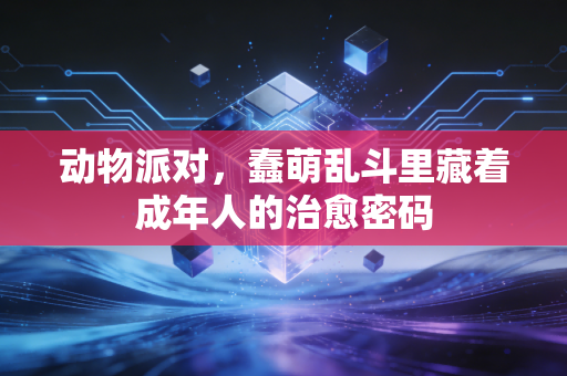 动物派对，蠢萌乱斗里藏着成年人的治愈密码