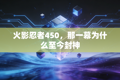 火影忍者450，那一幕为什么至今封神