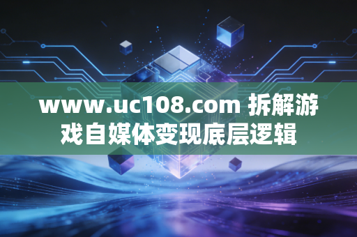 www.uc108.com 拆解游戏自媒体变现底层逻辑