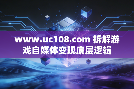 www.uc108.com 拆解游戏自媒体变现底层逻辑
