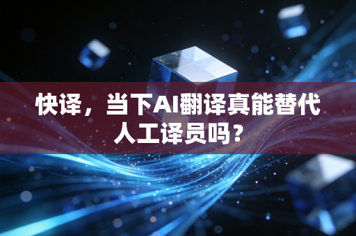 快译，当下AI翻译真能替代人工译员吗？