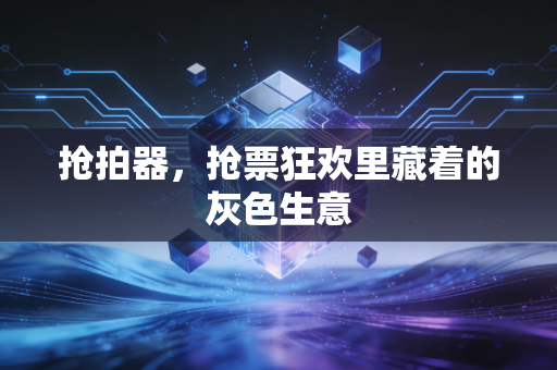 抢拍器，抢票狂欢里藏着的灰色生意