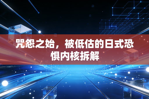 咒怨之始，被低估的日式恐惧内核拆解