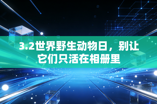3.2世界野生动物日，别让它们只活在相册里