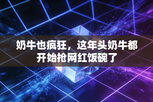 奶牛也疯狂，这年头奶牛都开始抢网红饭碗了