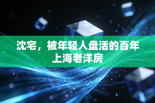 沈宅，被年轻人盘活的百年上海老洋房