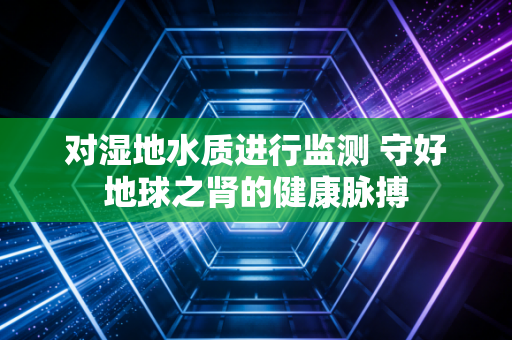 对湿地水质进行监测 守好地球之肾的健康脉搏