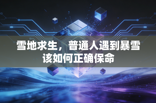 雪地求生,普通人遇到暴雪该如何正确保命