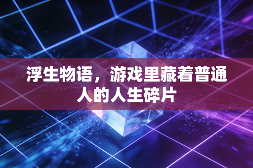 浮生物语，游戏里藏着普通人的人生碎片
