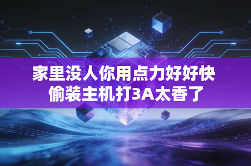 家里没人你用点力好好快 偷装主机打3A太香了