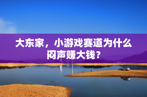 大东家，小游戏赛道为什么闷声赚大钱？