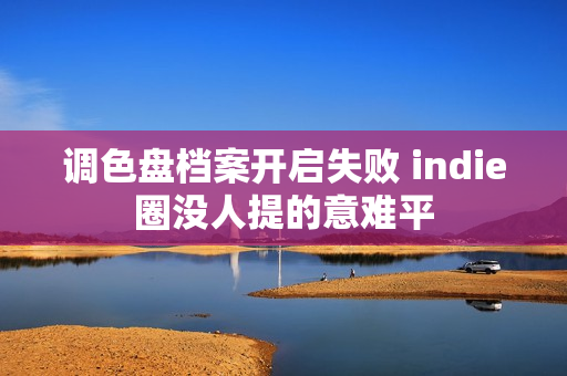 调色盘档案开启失败 indie圈没人提的意难平