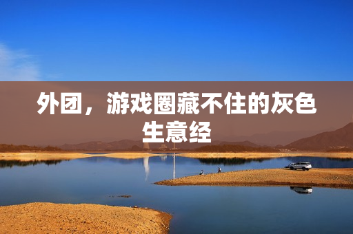 外团，游戏圈藏不住的灰色生意经