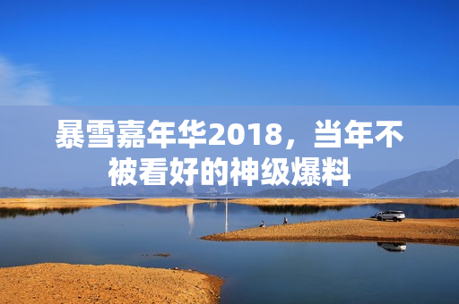 暴雪嘉年华2018，当年不被看好的神级爆料
