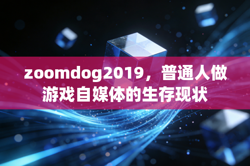 zoomdog2019，普通人做游戏自媒体的生存现状