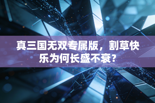 真三国无双专属版，割草快乐为何长盛不衰？