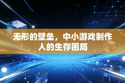无形的壁垒，中小游戏制作人的生存困局