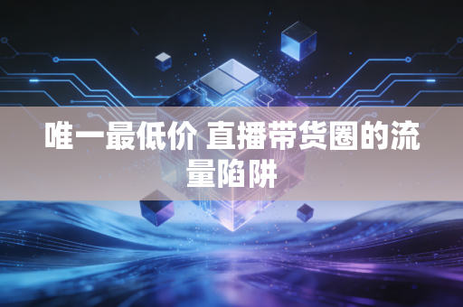 唯一最低价 直播带货圈的流量陷阱