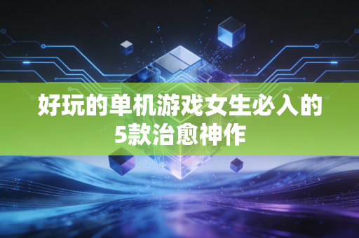 好玩的单机游戏女生必入的5款治愈神作