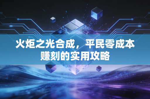 火炬之光合成,平民零成本赚刻的实用攻略