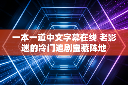 一本一道中文字幕在线 老影迷的冷门追剧宝藏阵地
