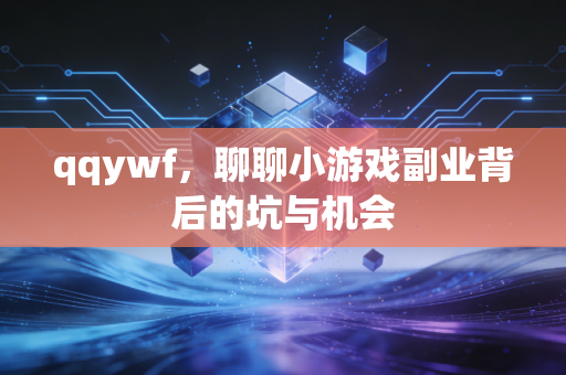 qqywf,聊聊小游戏副业背后的坑与机会
