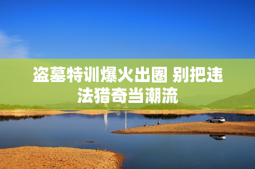 盗墓特训爆火出圈 别把违法猎奇当潮流