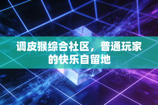 调皮猴综合社区,普通玩家的快乐自留地