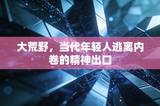 大荒野,当代年轻人逃离内卷的精神出口