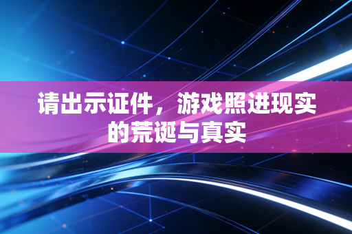 请出示证件，游戏照进现实的荒诞与真实