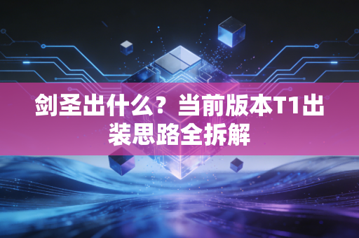 剑圣出什么?当前版本T1出装思路全拆解