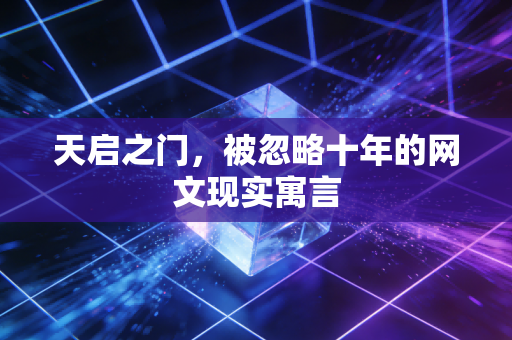 天启之门，被忽略十年的网文现实寓言