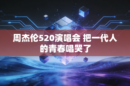 周杰伦520演唱会 把一代人的青春唱哭了