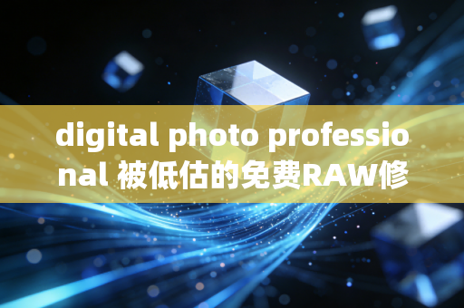 digital photo professional 被低估的免费RAW修图工具