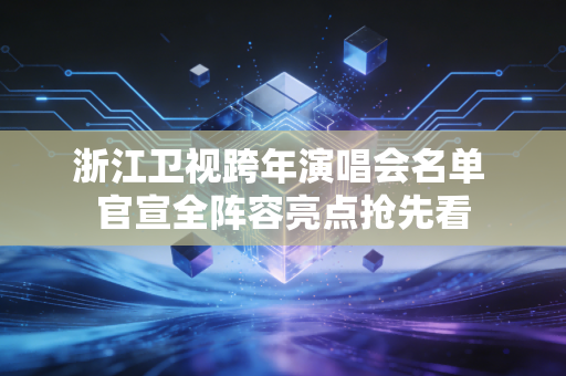 浙江卫视跨年演唱会名单 官宣全阵容亮点抢先看