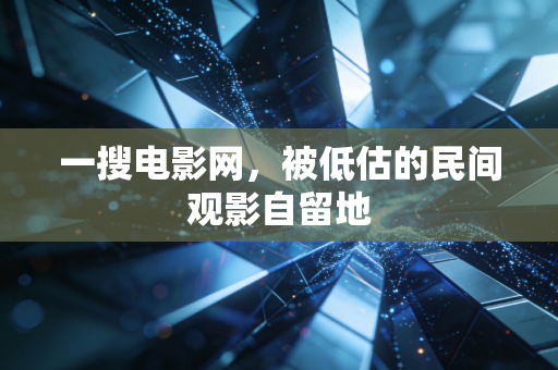 一搜电影网，被低估的民间观影自留地