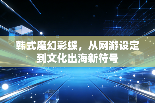 韩式魔幻彩蝶，从网游设定到文化出海新符号