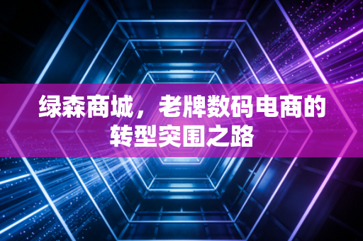 绿森商城,老牌数码电商的转型突围之路