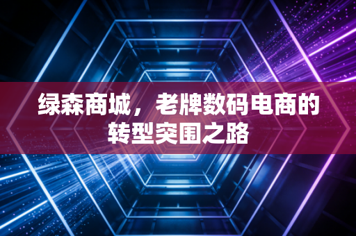 绿森商城,老牌数码电商的转型突围之路