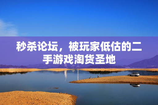 秒杀论坛，被玩家低估的二手游戏淘货圣地