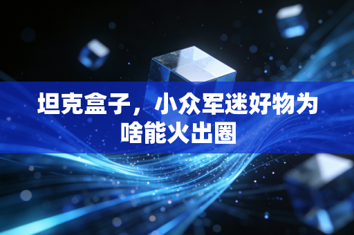 坦克盒子,小众军迷好物为啥能火出圈