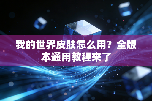 我的世界皮肤怎么用?全版本通用教程来了