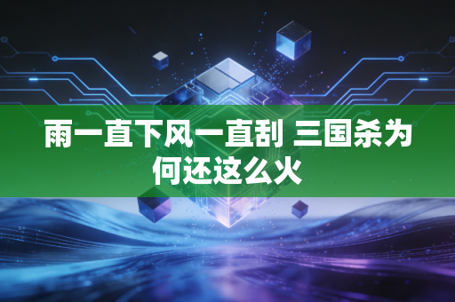 雨一直下风一直刮 三国杀为何还这么火