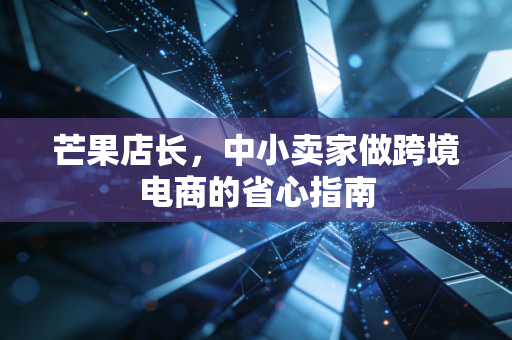 芒果店长,中小卖家做跨境电商的省心指南