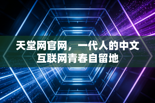 天堂网官网,一代人的中文互联网青春自留地