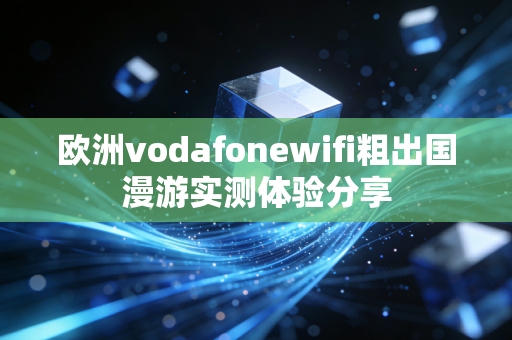 欧洲vodafonewifi粗出国漫游实测体验分享