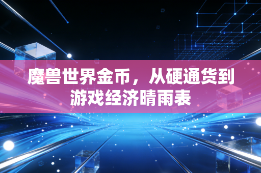 魔兽世界金币,从硬通货到游戏经济晴雨表